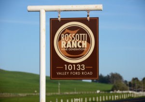 Rossotti Ranch sign