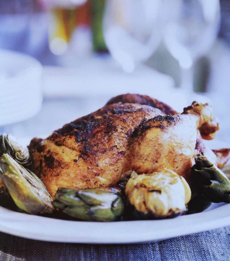 Roast Chicken with Root Vegetables Rossotti Ranch