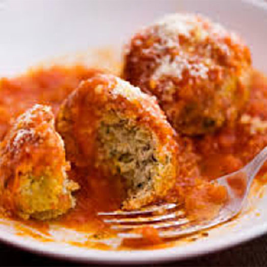 Rossotti Ranch veal or goat meatballs